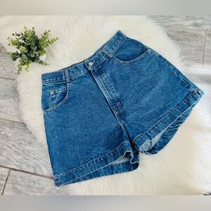 Xhilaration Vintage Ultra High Rise Waisted Denim Mom Shorts 13